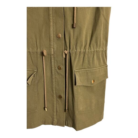 green cargo vest Utility Small Grunge Casual Gorpcore Canvas Casual - Picture 4 of 7